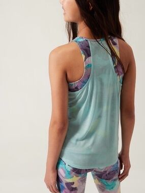 SOLD Athleta | Girls Perfect Tank | Pastel Tie-Dye | Large | 12